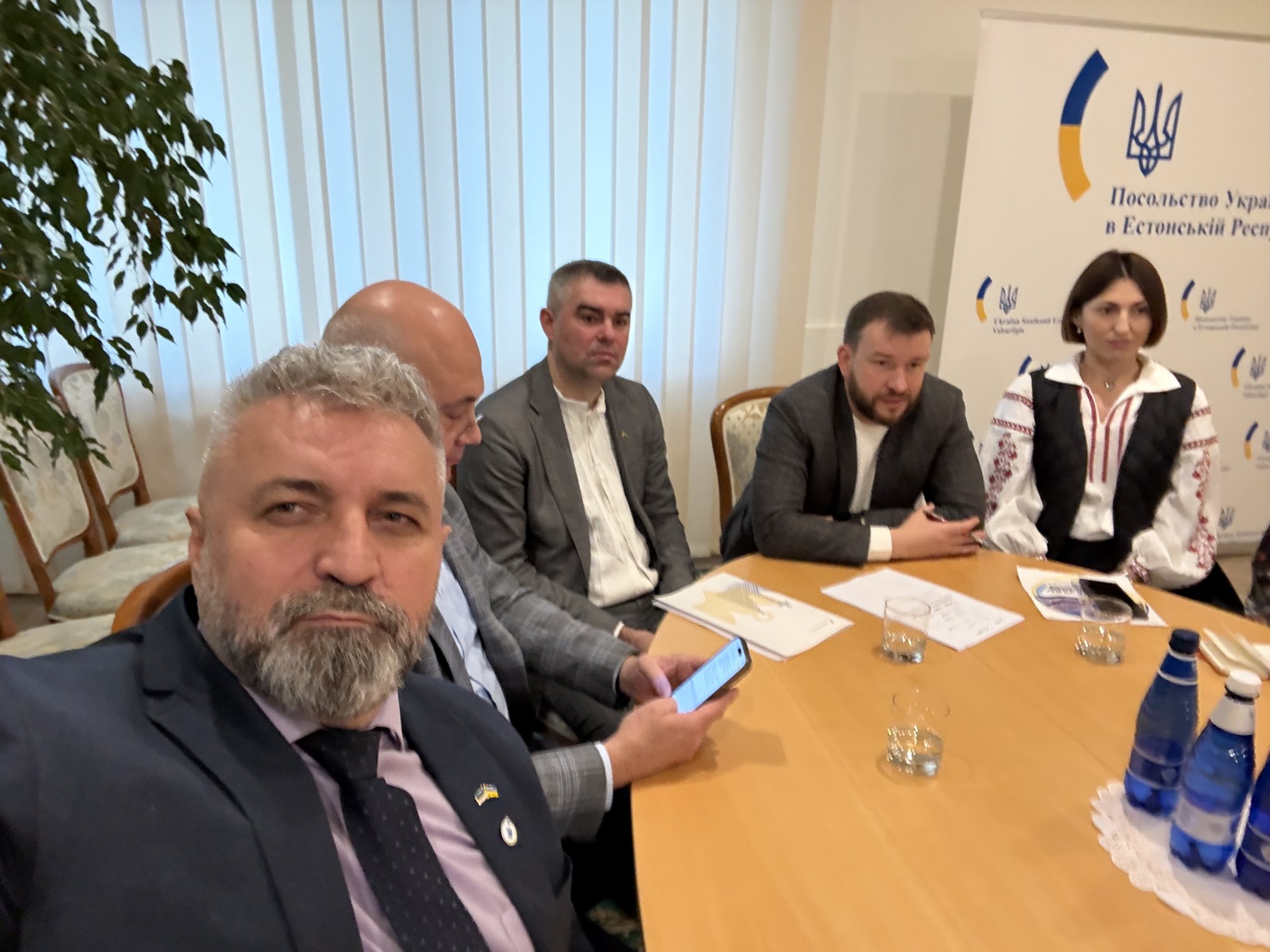 Kohtumine minister Denõs Uljutiniga Ukraina saatkonnas Eestis, 17. oktoober 2026