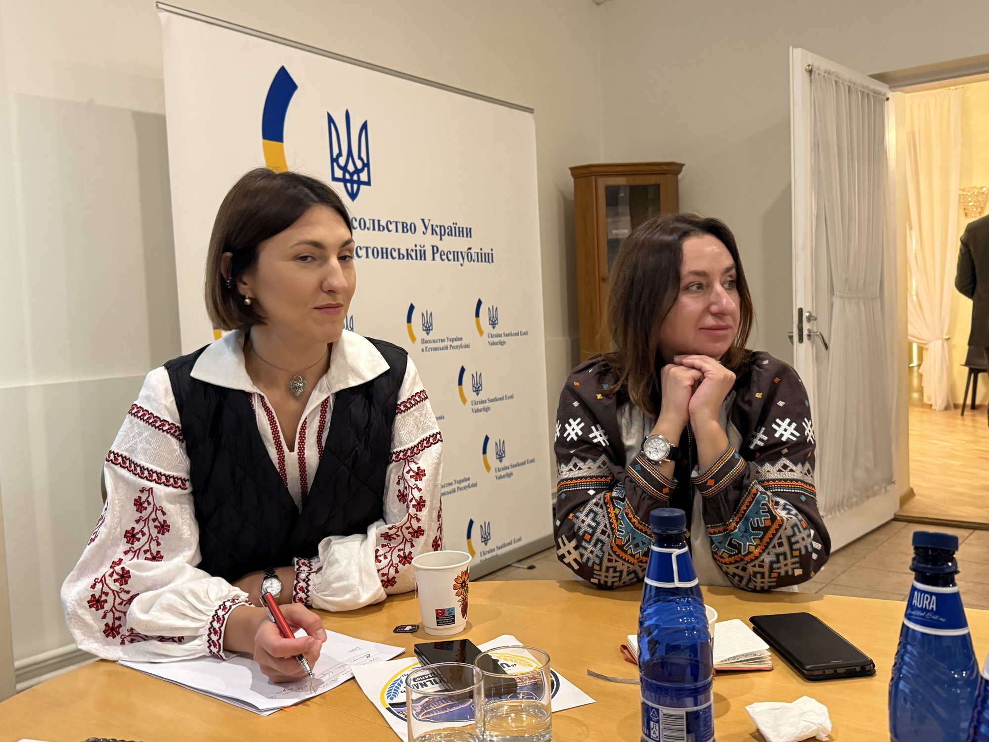 Kohtumine minister Denõs Uljutiniga Ukraina saatkonnas Eestis, 17. oktoober 2026