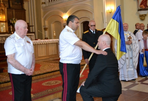 Нова українська традиція в латвійській Єлгаві – посвята в реєстрові козаки.
